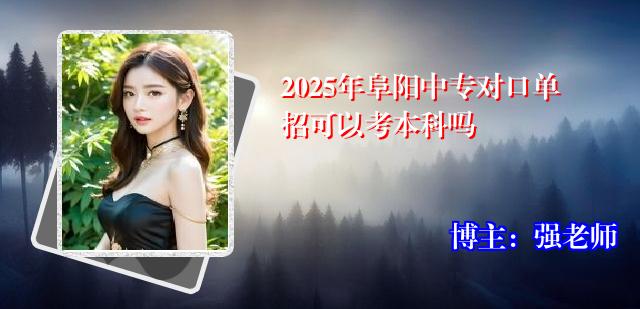2025年阜阳中专对口单招可以考本科吗