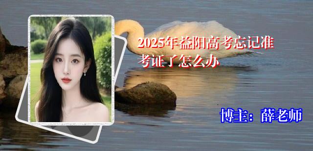 2025年益阳高考忘记准考证了怎么办
