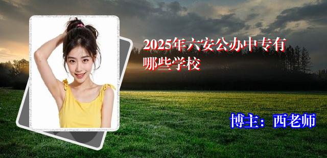 2025年六安公办中专有哪些学校