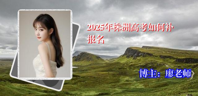 2025年株洲高考如何补报名