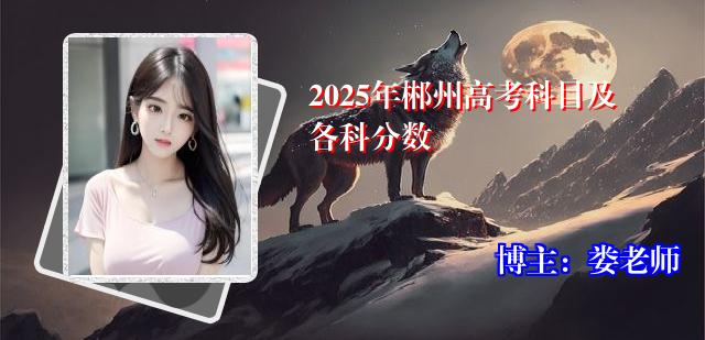 2025年郴州高考科目及各科分数
