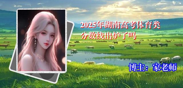 2025年湖南高考体育类分数线出炉了吗