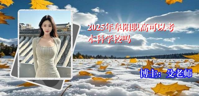 2025年阜阳职高可以考本科学校吗