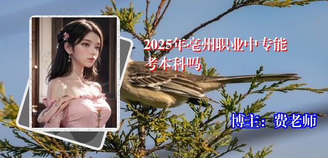 2025年亳州职业中专能考本科吗