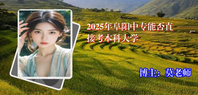 2025年阜阳中专能否直接考本科大学