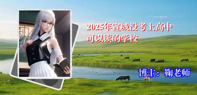 2025年宣城没考上高中可以读的学校