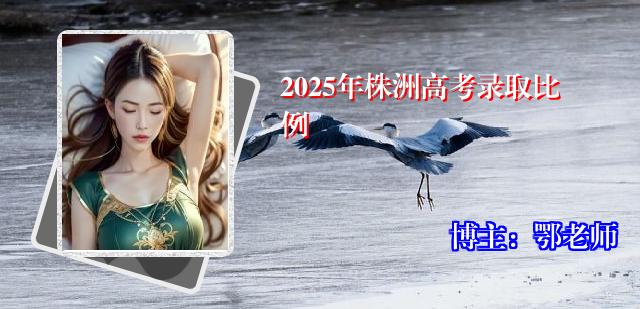 2025年株洲高考录取比例