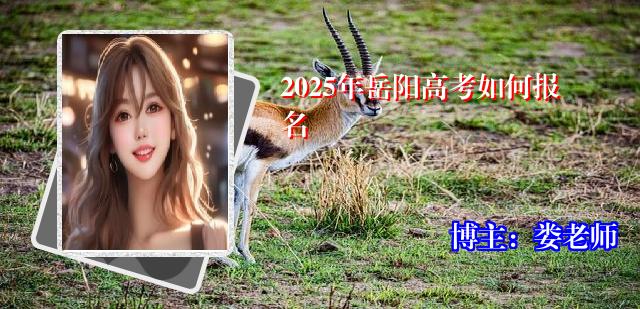 2025年岳阳高考如何报名
