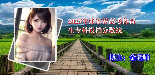 2025年张家界高考体育生专科投档分数线