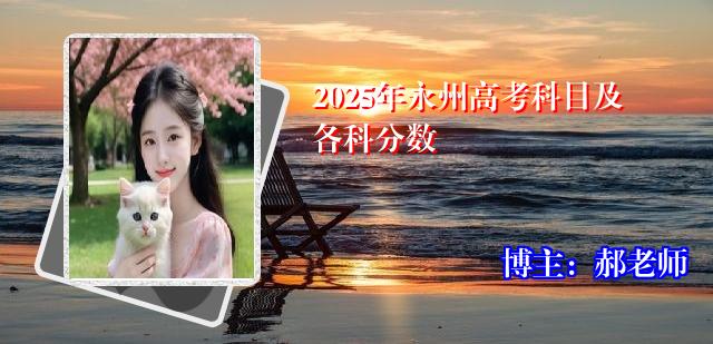 2025年永州高考科目及各科分数
