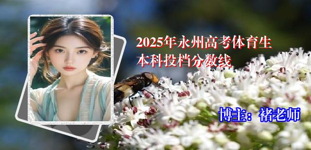 2025年永州高考体育生本科投档分数线