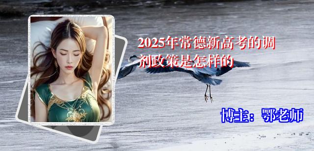 2025年常德新高考的调剂政策是怎样的