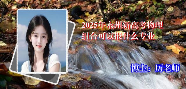 2025年永州新高考物理组合可以报什么专业