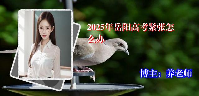 2025年岳阳高考紧张怎么办