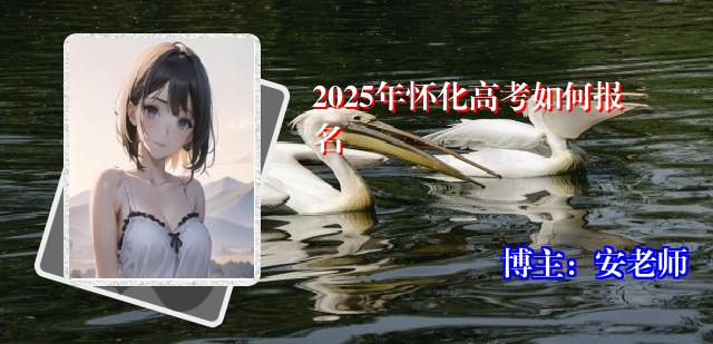 2025年怀化高考如何报名