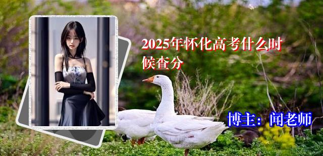 2025年怀化高考什么时候查分