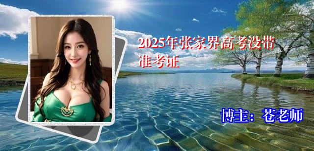 2025年张家界高考没带准考证
