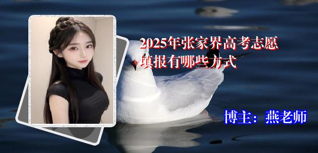 2025年张家界高考志愿填报有哪些方式