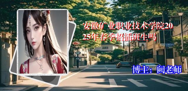 安徽矿业职业技术学院2025年春季招插班生吗