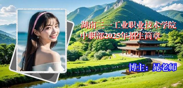 湖南三一工业职业技术学院中职部2025年招生简章