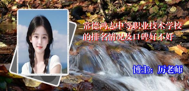 常德鸿志中等职业技术学校的排名情况及口碑好不好