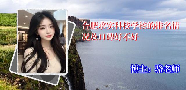 合肥求实科技学校的排名情况及口碑好不好