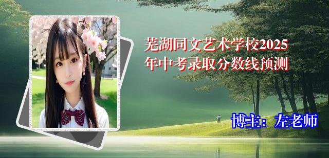 芜湖同文艺术学校2025年中考录取分数线预测