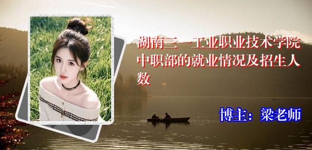 湖南三一工业职业技术学院中职部的就业情况及招生人数