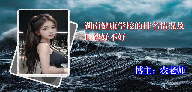 湖南健康学校的排名情况及口碑好不好