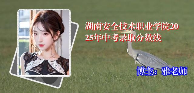 湖南安全技术职业学院2025年中考录取分数线