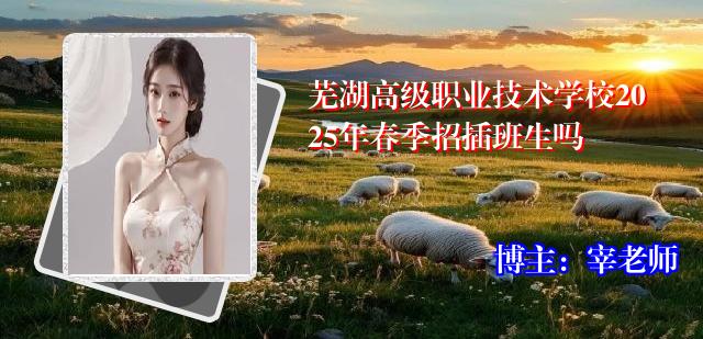 芜湖高级职业技术学校2025年春季招插班生吗