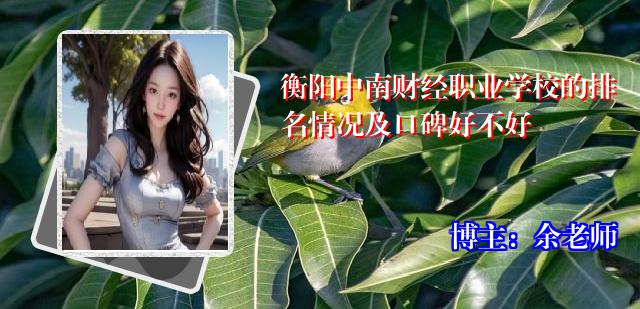 衡阳中南财经职业学校的排名情况及口碑好不好