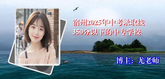 宿州2025年中考录取线350分以下的中专学校