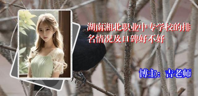湖南湘北职业中专学校的排名情况及口碑好不好