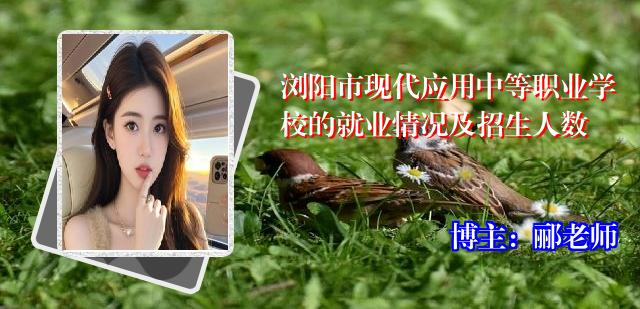 浏阳市现代应用中等职业学校的就业情况及招生人数