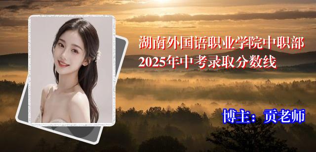 湖南外国语职业学院中职部2025年中考录取分数线