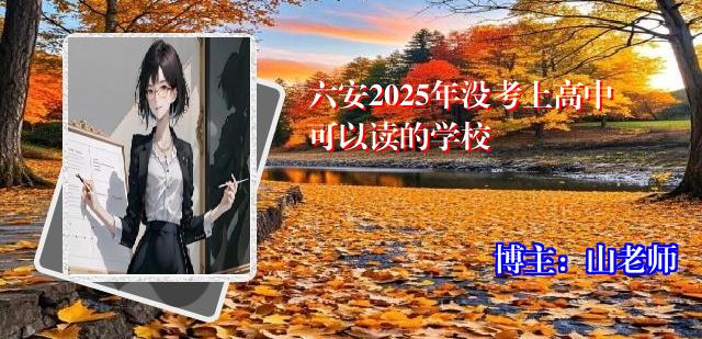 六安2025年没考上高中可以读的学校