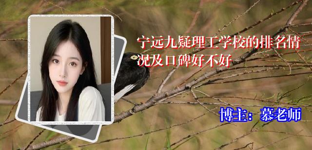 宁远九疑理工学校的排名情况及口碑好不好