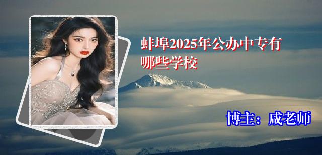 蚌埠2025年公办中专有哪些学校