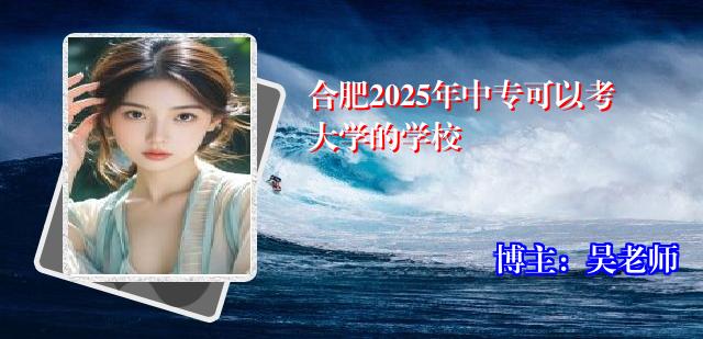 合肥2025年中专可以考大学的学校