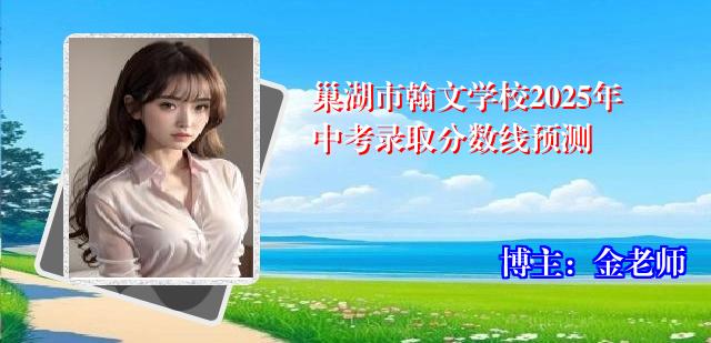 巢湖市翰文学校2025年中考录取分数线预测