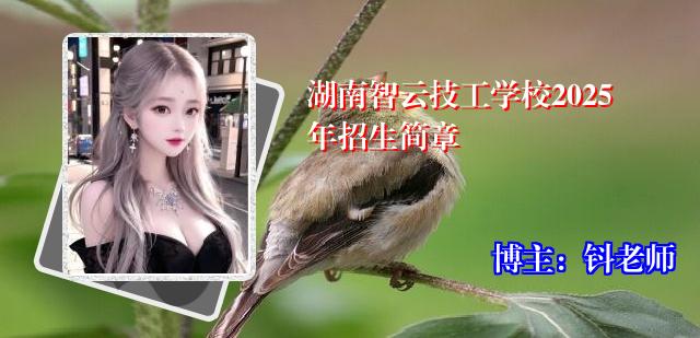 湖南智云技工学校2025年招生简章