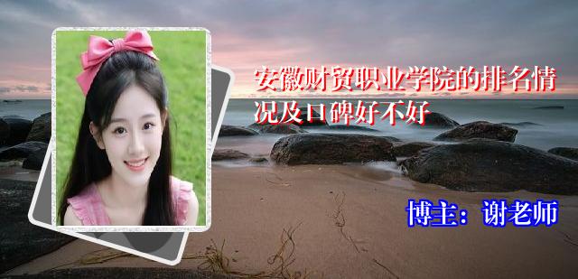 安徽财贸职业学院的排名情况及口碑好不好