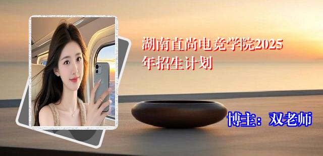湖南直尚电竞学院2025年招生计划