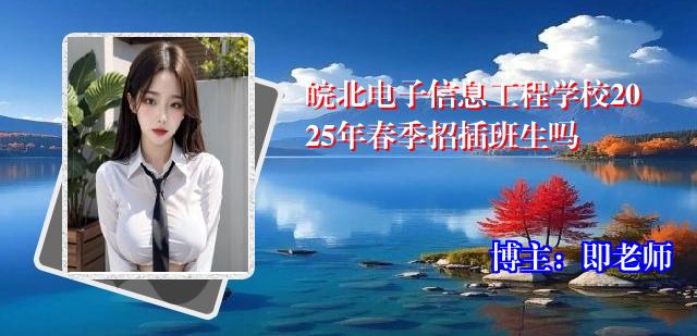 皖北电子信息工程学校2025年春季招插班生吗