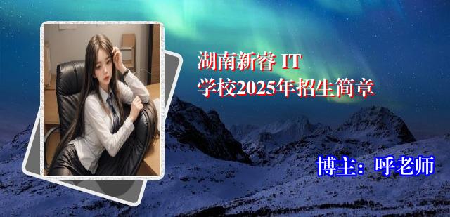 湖南新睿 IT 学校2025年招生简章