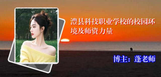 澧县科技职业学校的校园环境及师资力量