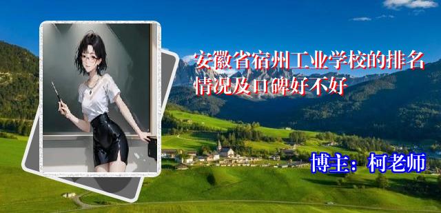 安徽省宿州工业学校的排名情况及口碑好不好