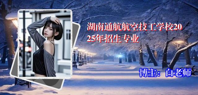 湖南通航航空技工学校2025年招生专业