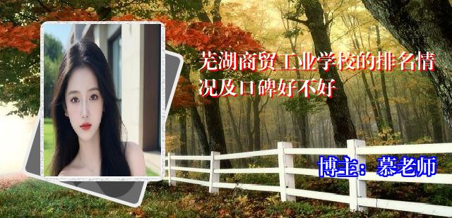 芜湖商贸工业学校的排名情况及口碑好不好